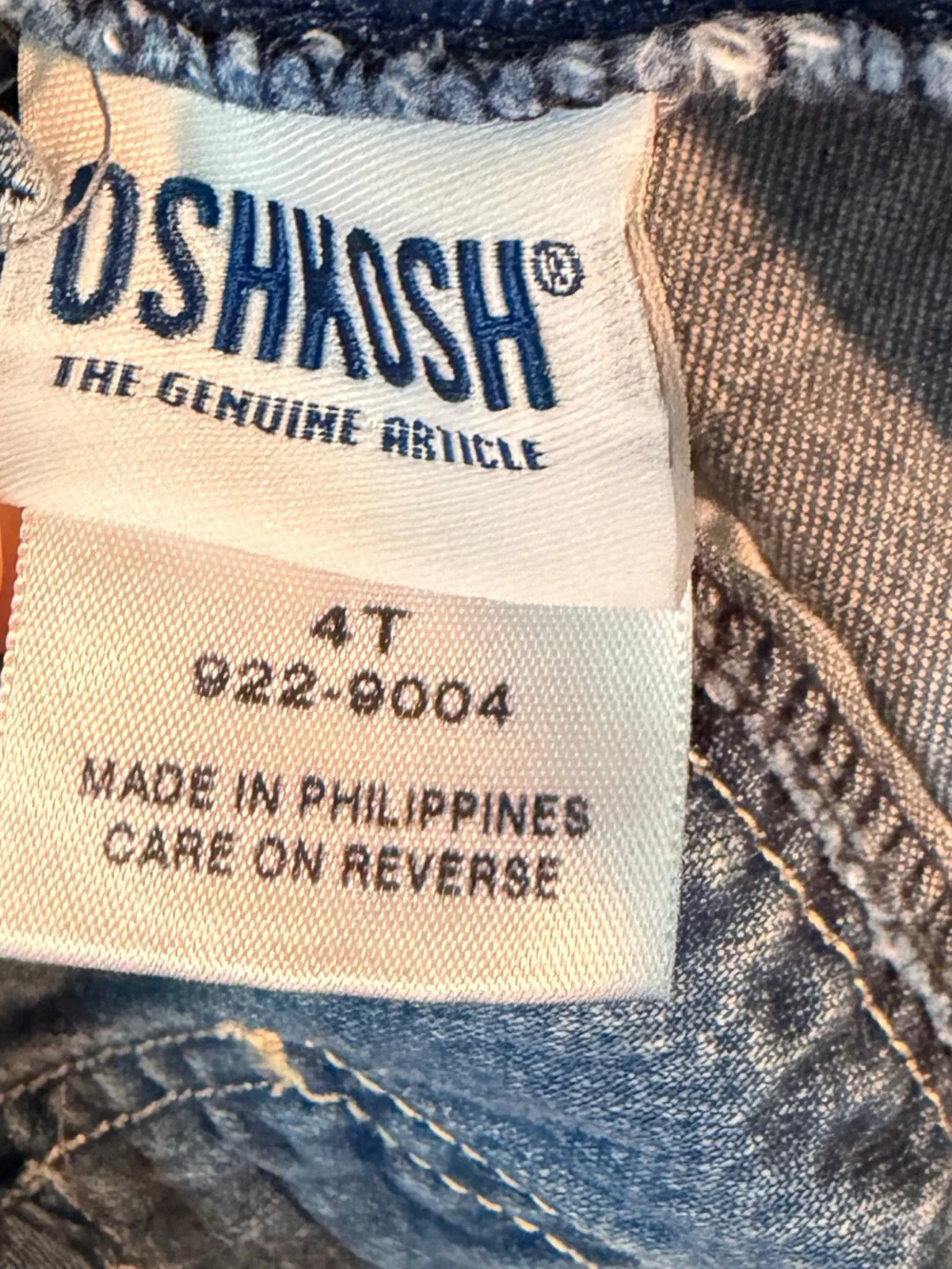 Y2K OshKosh B'gosh Vestbak Denim Overall Dress - Blue